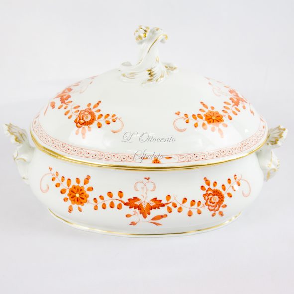 Zuppiera Meissen Indische Blumen