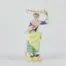 Statuina Meissen Donna con pane