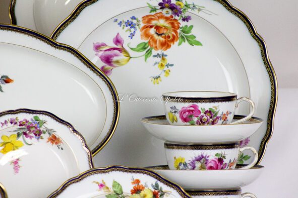 Servizio da Pranzo Meissen Blumen per 8 persone - immagine 4